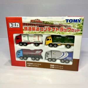 Tomica TOMY Railway Container Truck Set 4-Piece JOT JRF Zentsu Sagawa Japan